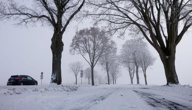 Winterwetter in der Region Hannover