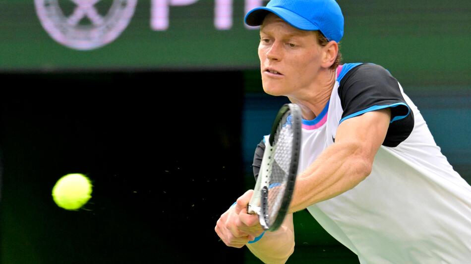 Jannik Sinner beim Turnier in Indian Wells