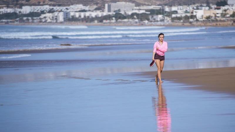 Strand in Agadir (Marokko)