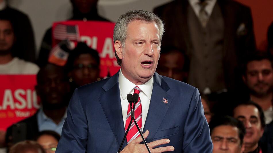 Bill de Blasio will US-Präsident werden