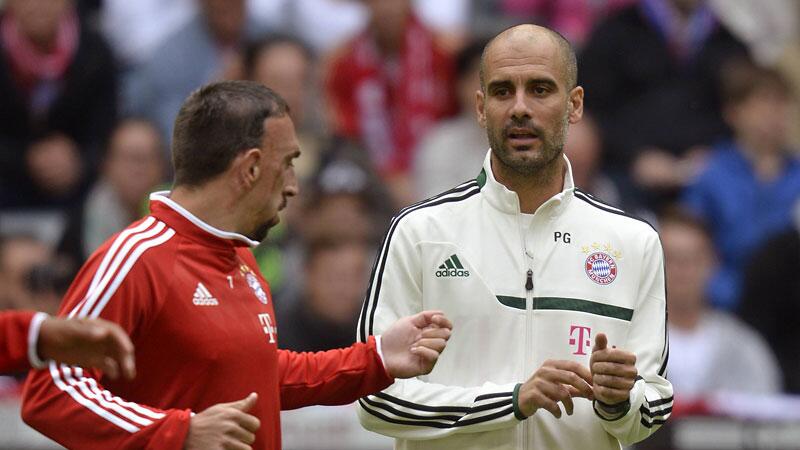 Guardiola mit Ribery