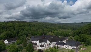 Dunkle Wolken über Kloster Eberbach