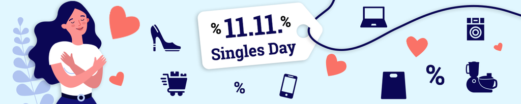 Singles Day, Shopping, Online Shopping, Einkaufen, Schnäppchen, Rabatte, Günstig
