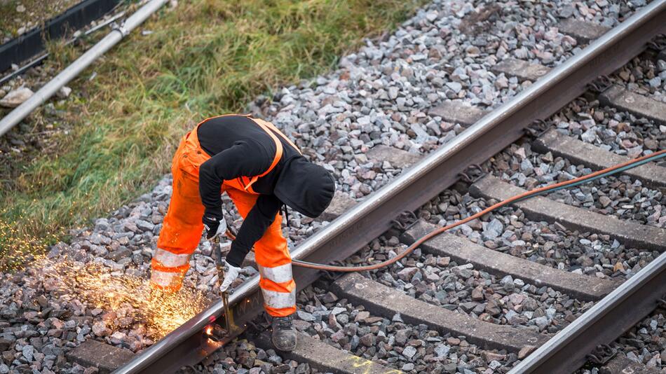 Bahnbaustelle ICE-Strecke zwischen Nürnberg und Bamberg