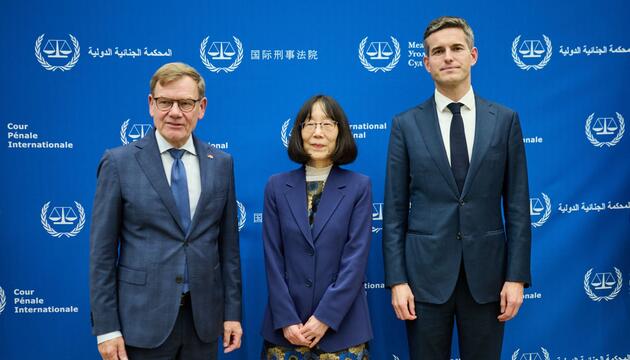 Außenminister Wadephul besucht die Niederlande, Internationaler Strafgerichtshof