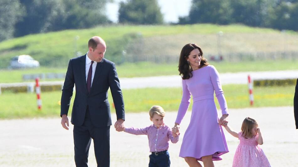 Prinz George mit Familie