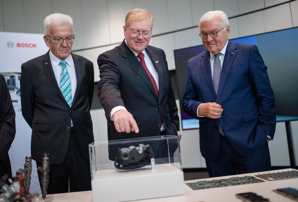 Bundespräsident Steinmeier besucht Bosch in Renningen