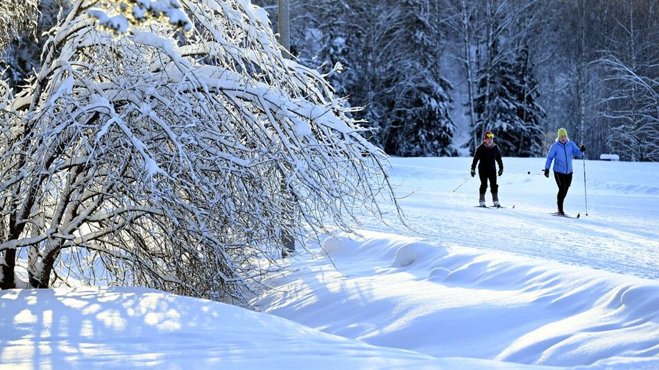 Winterwetter in Finnland