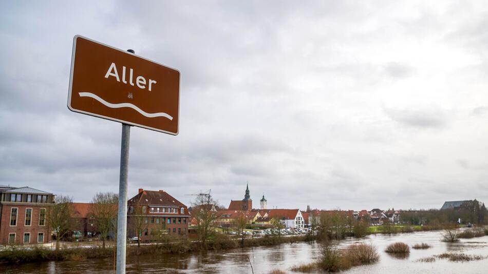 Hochwasser in Niedersachsen - Verden