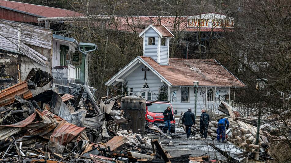 Nach dem Großbrand in der Westernstadt "Pullman City"