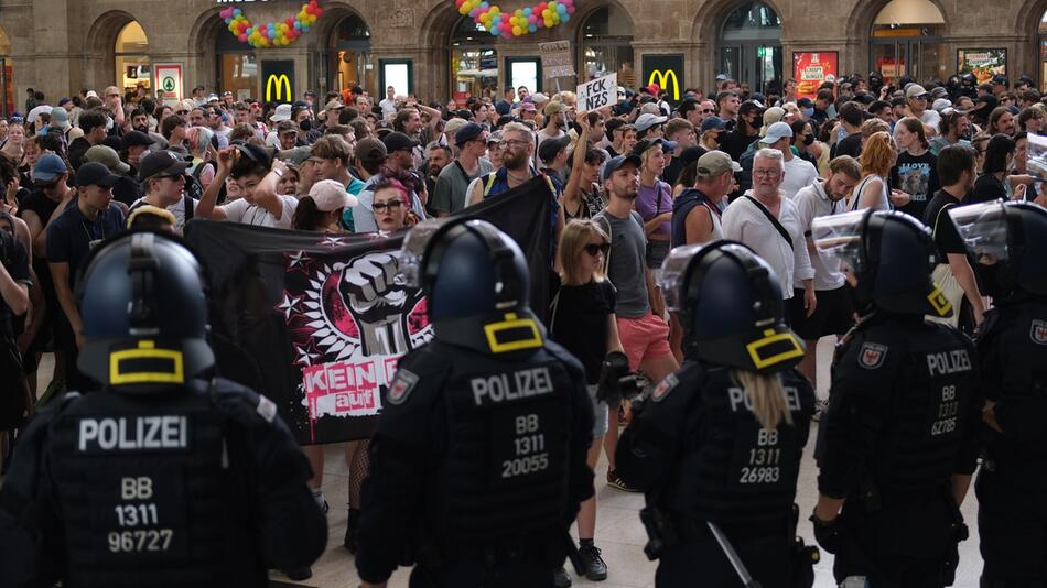 Rechtsextreme Demo CSD Leipzig