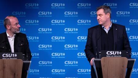 Weber und Söder läuten Schlussspurt für Europawahlkampf ein