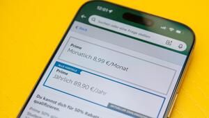 Ein Handy mit den Einstellungen der Amazon-Prime-Mitgliedschaft