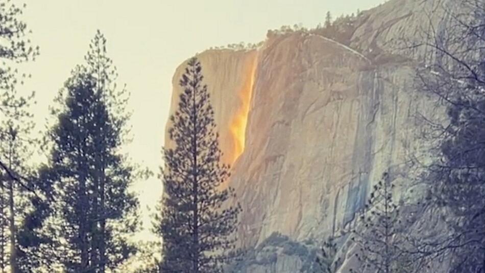 Horsetail Fall am El Capitan