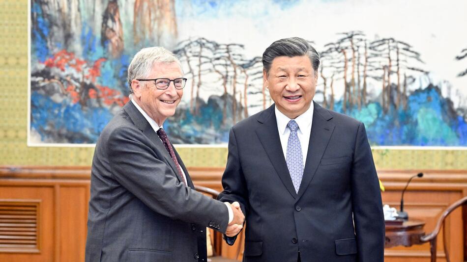 Bill Gates trifft Chinas Präsident Xi