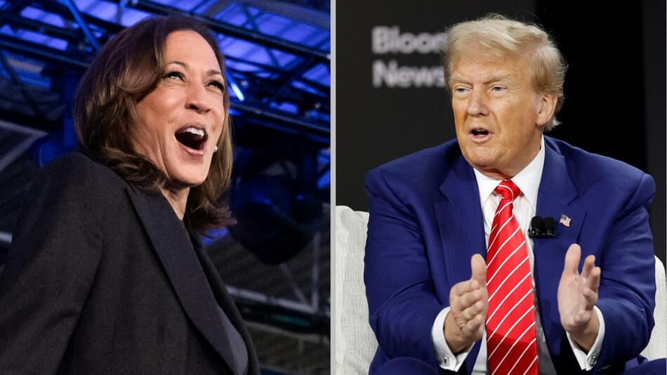 Harris und Trump