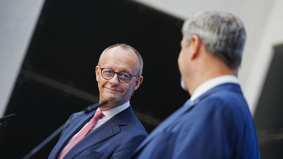 Pressekonferenz zu Kanzlerkandidatur-Frage der Union