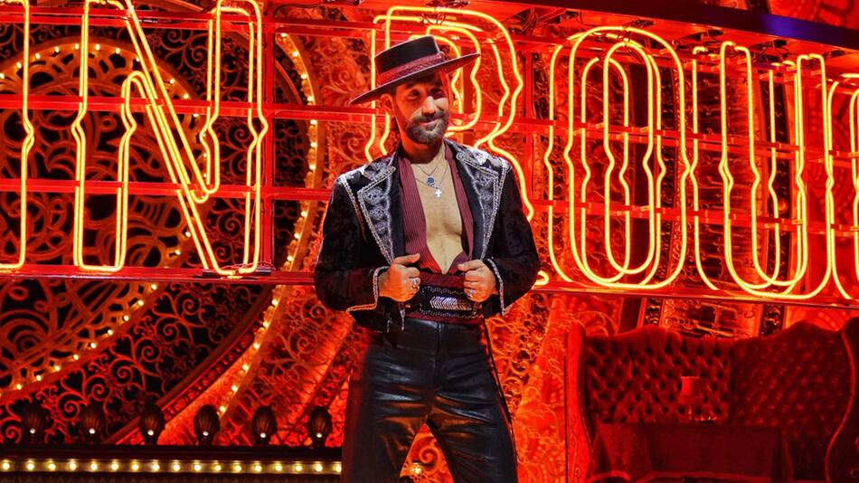 Massimo Sinató bei der ersten öffentlichen Probe zu "Moulin Rouge! Das Musical"