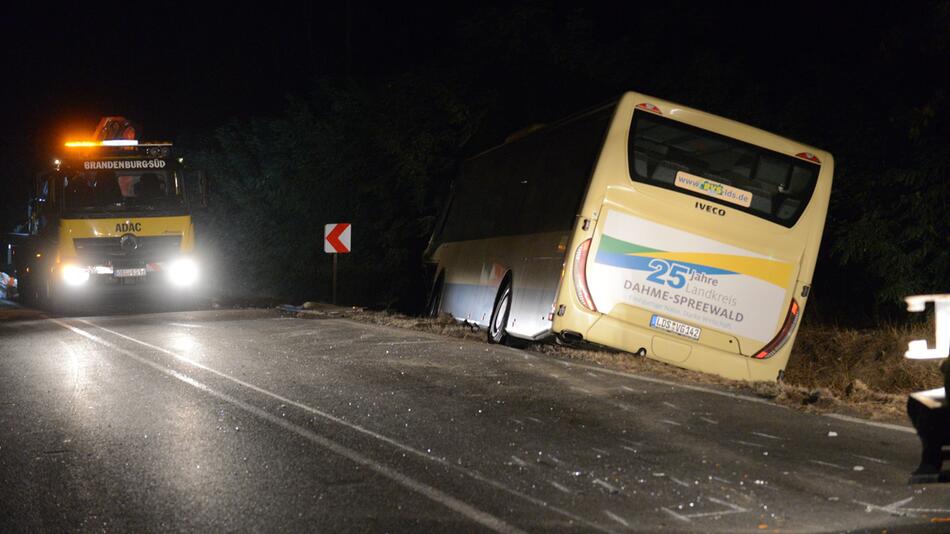 Unfall mit Linienbus in Brandenburg