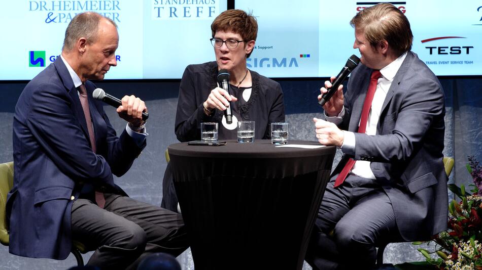 CDU leader Annegret Kramp-Karrrenbauer at the Ständehausreff der