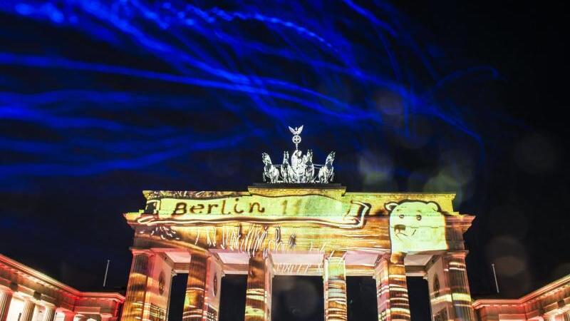 Beleuchtetes Brandenburger Tor