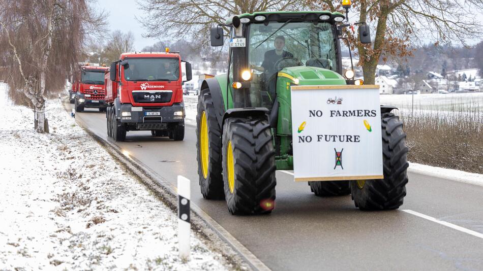 Augsburg, Bauernproteste, Landwirte, Subventionen
