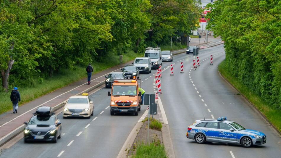 Entschärfung einer Weltkriegsbombe in Mainz