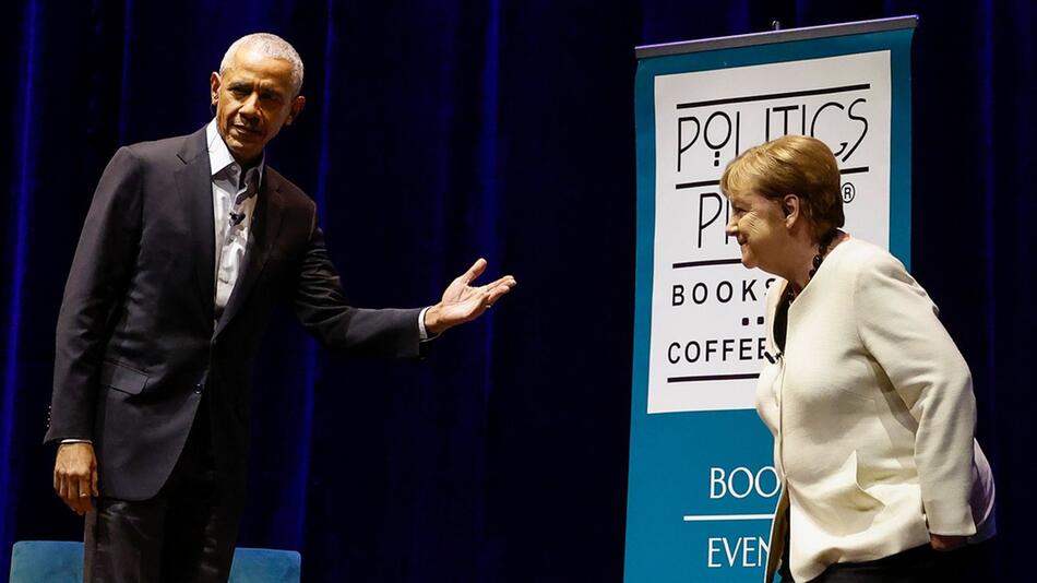 Ein Treffen unter Freunden: Barack Obama und Angela Merkel plauderten am 2. Dezember in ...