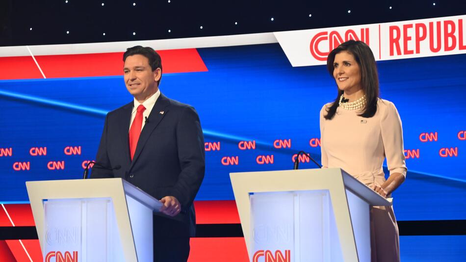 Ron DeSantis und Nikki Haley.