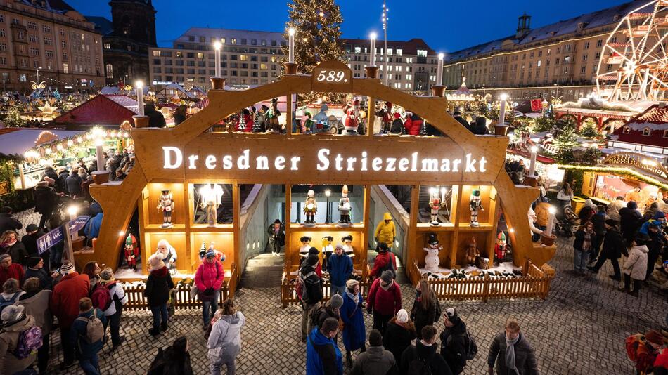 Eröffnung 589. Dresdner Striezelmarkt