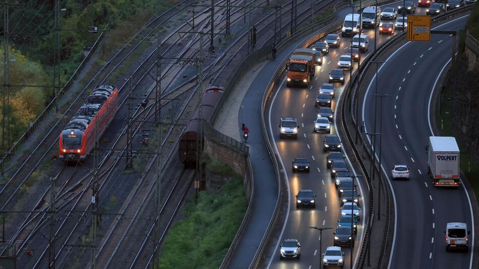 Pendler auf dem Weg zur Arbeit