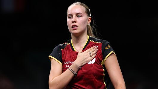 Tischtennis-Star Annett Kaufmann.