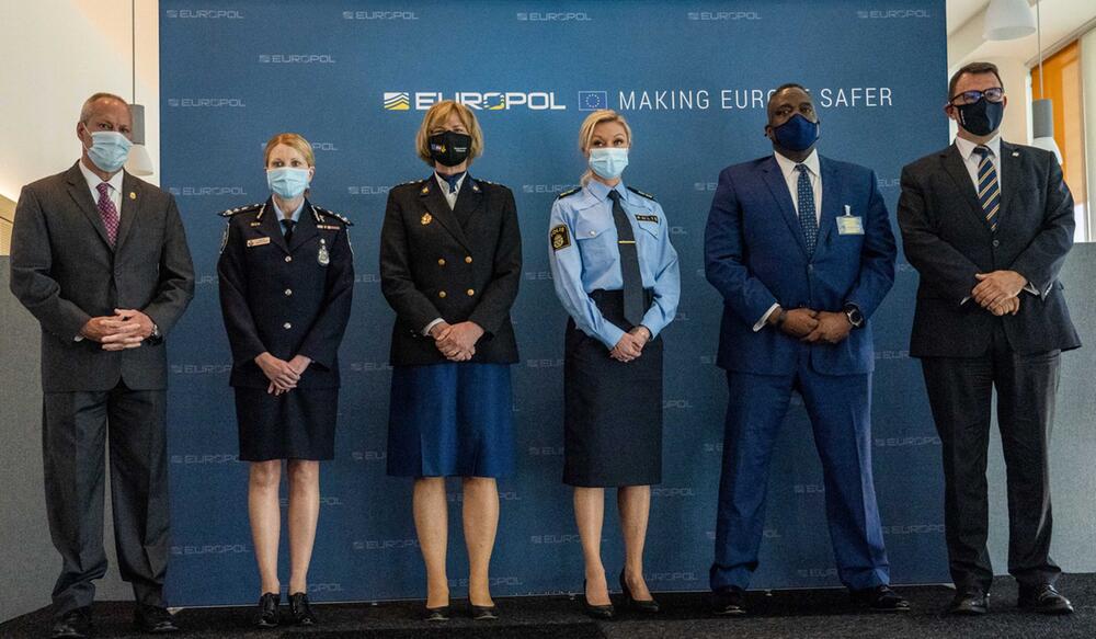 Europol-Pressekonferenz zur organisierten Kriminalität