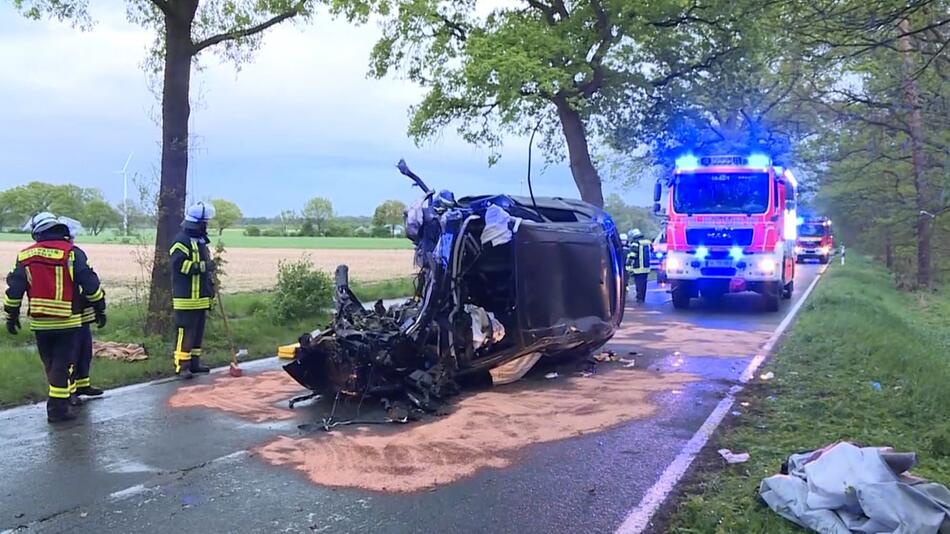 Unfall mit Vater und zwei Kindern