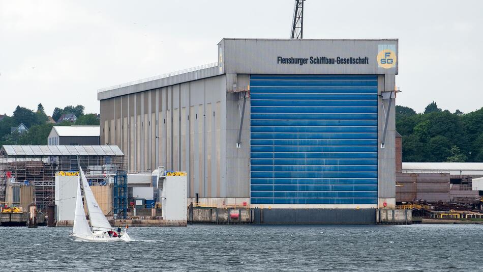 Lage der Werften Flensburger Schiffbau-Gesellschaft