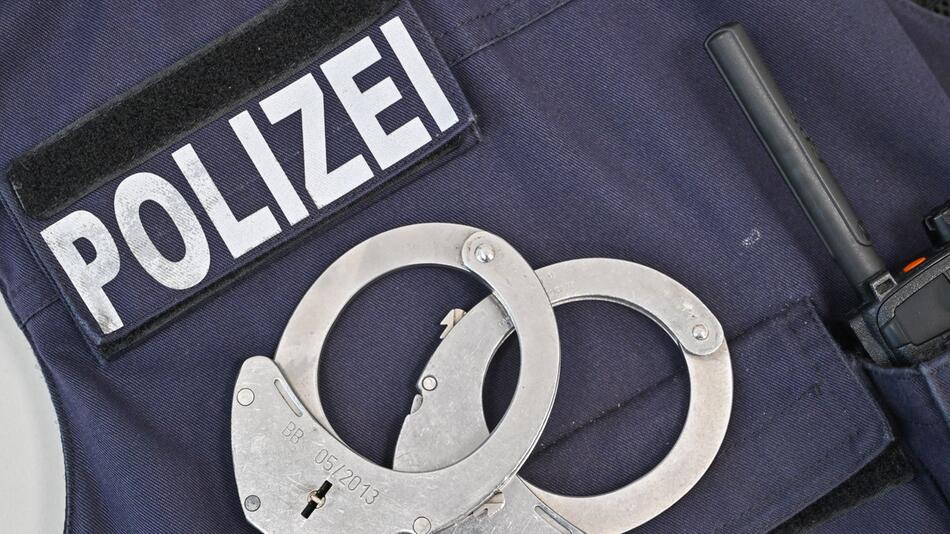 Handschellen der Polizei