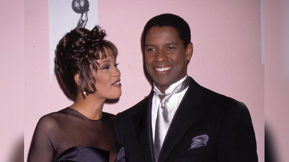 Whitney Houston und Denzel Washington 1996.