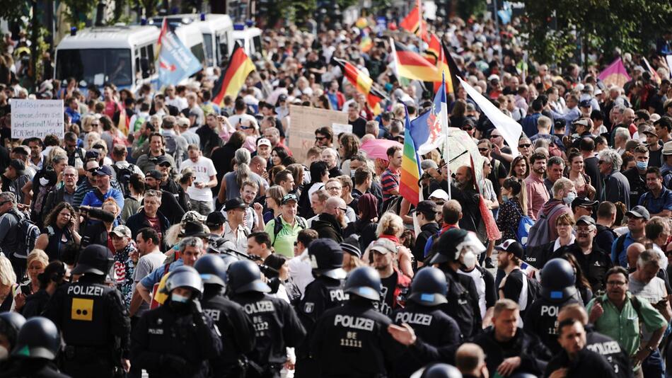 Protest gegen Corona-Maßnahmen Berlin