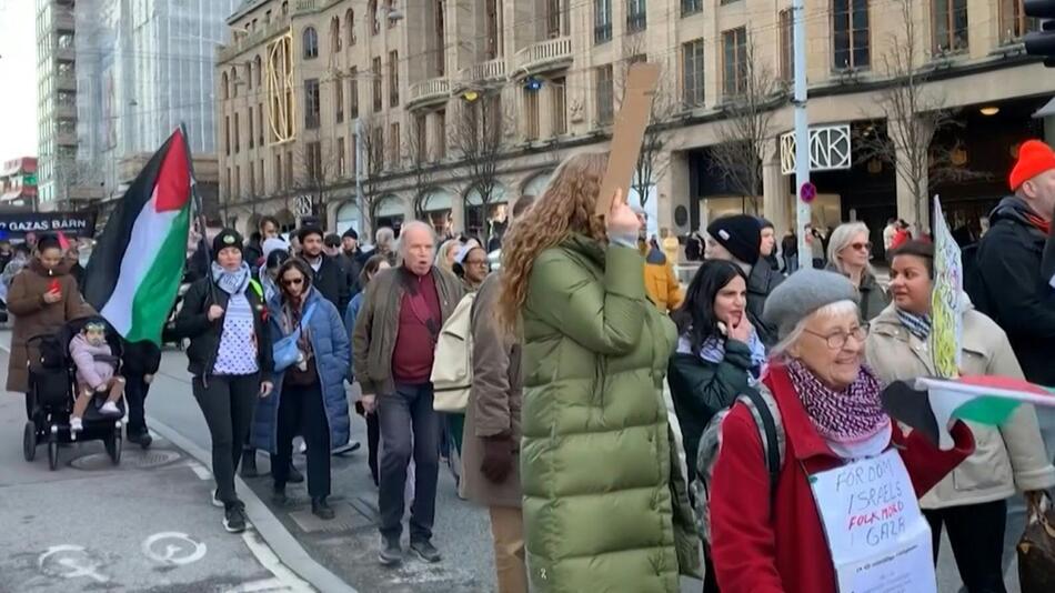Proteste in Schweden