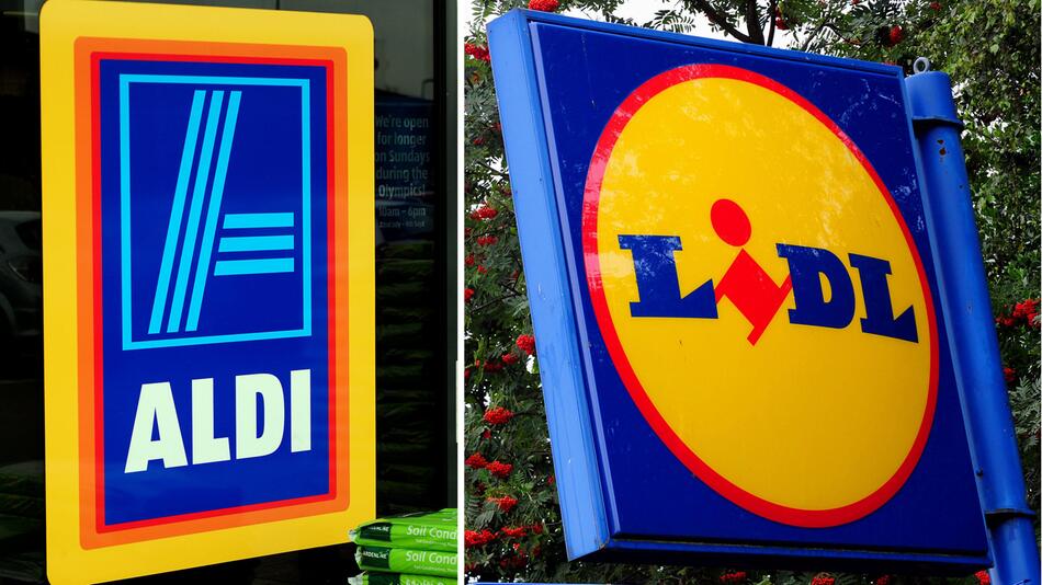 Symbole, Logos, Supermarkt, Discounter, Aldi Süd, Lidl