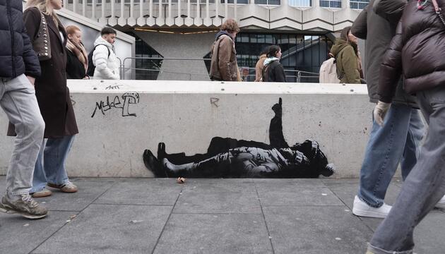 Graffiti-Kunstwerk in London