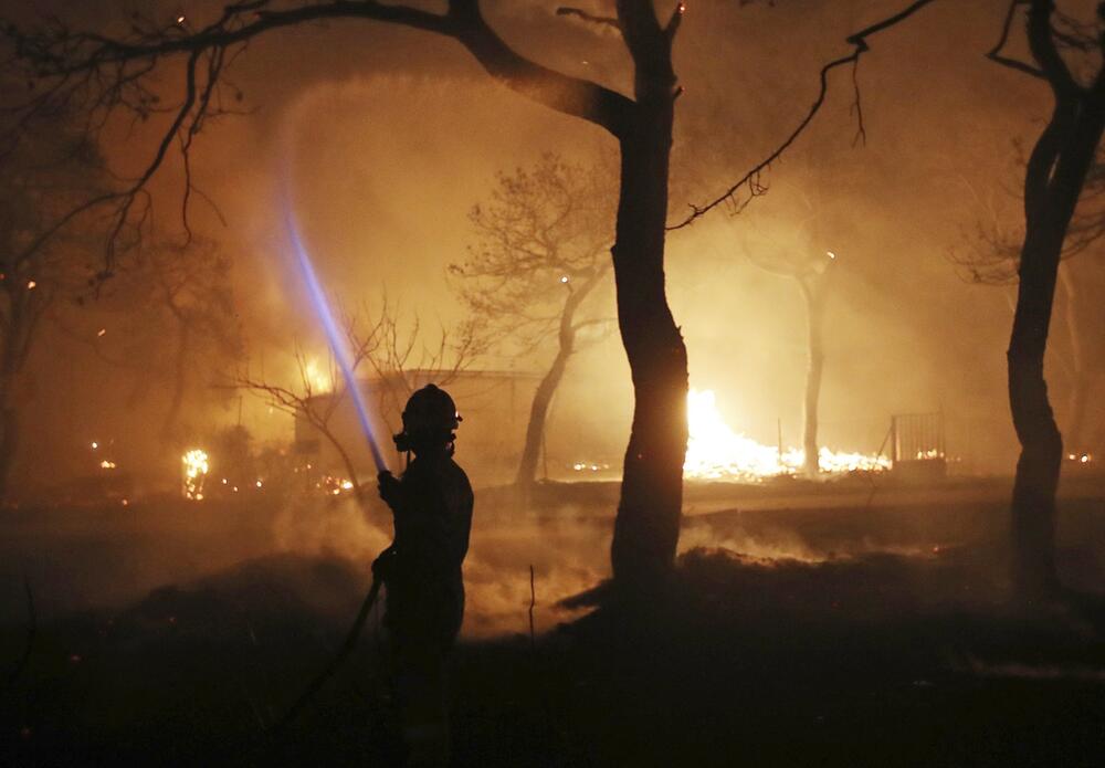 Großbrand in Griechenland