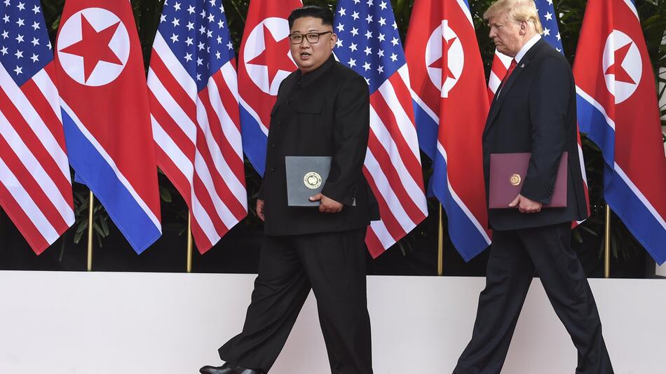 Kim Jong Un und Donald Trump