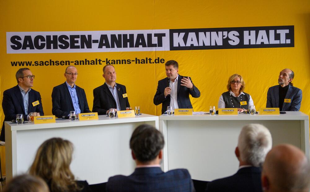 Pressekonferenz zur Fachkräftekampagne für Sachsen-Anhalt