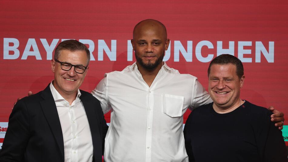 Vincent Kompany, Jan-Christian Dreesen und Max Eberl