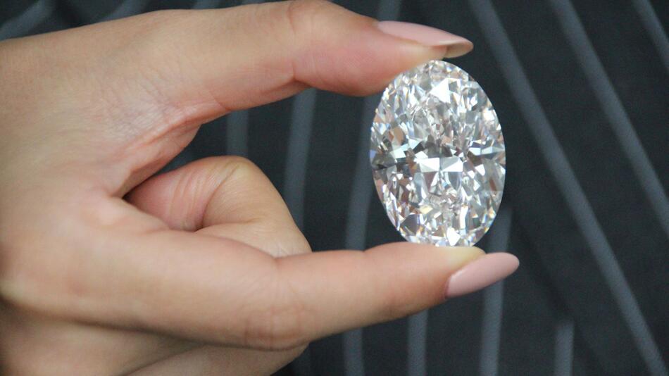 Wertvoller Diamant aus Kanada soll in Hongkong versteigert werde