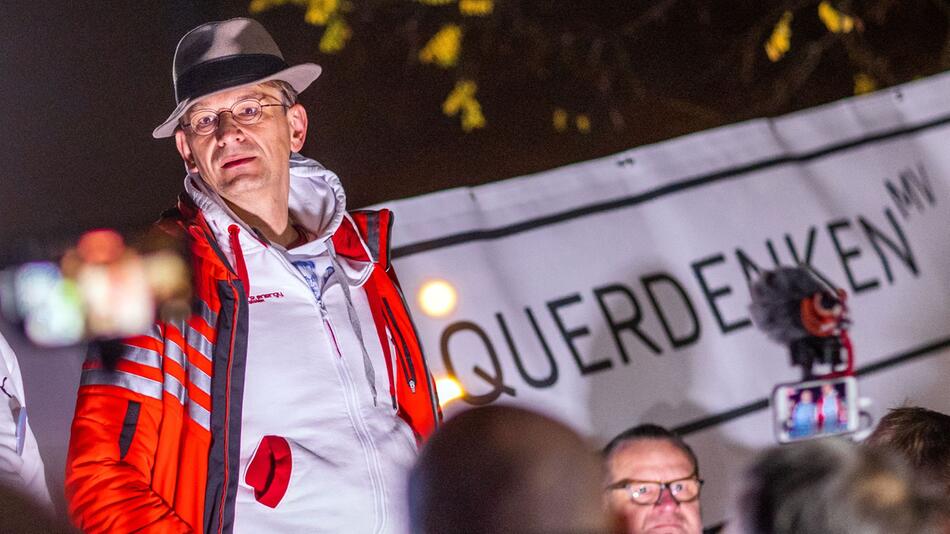 Demonstration gegen Corona-Beschränkungen