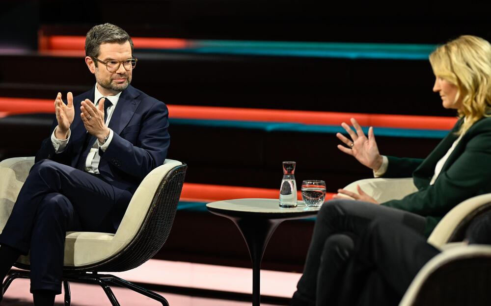 Marco Buschmann und Karin Münstermann bei "Markus Lanz"