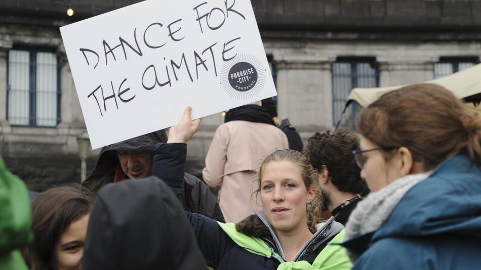 Demonstration vor UN-Klimakonferenz