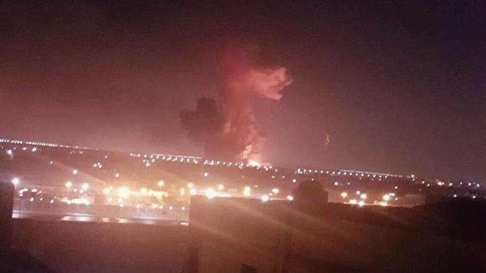 Explosion in Chemiefabrik in Kairo